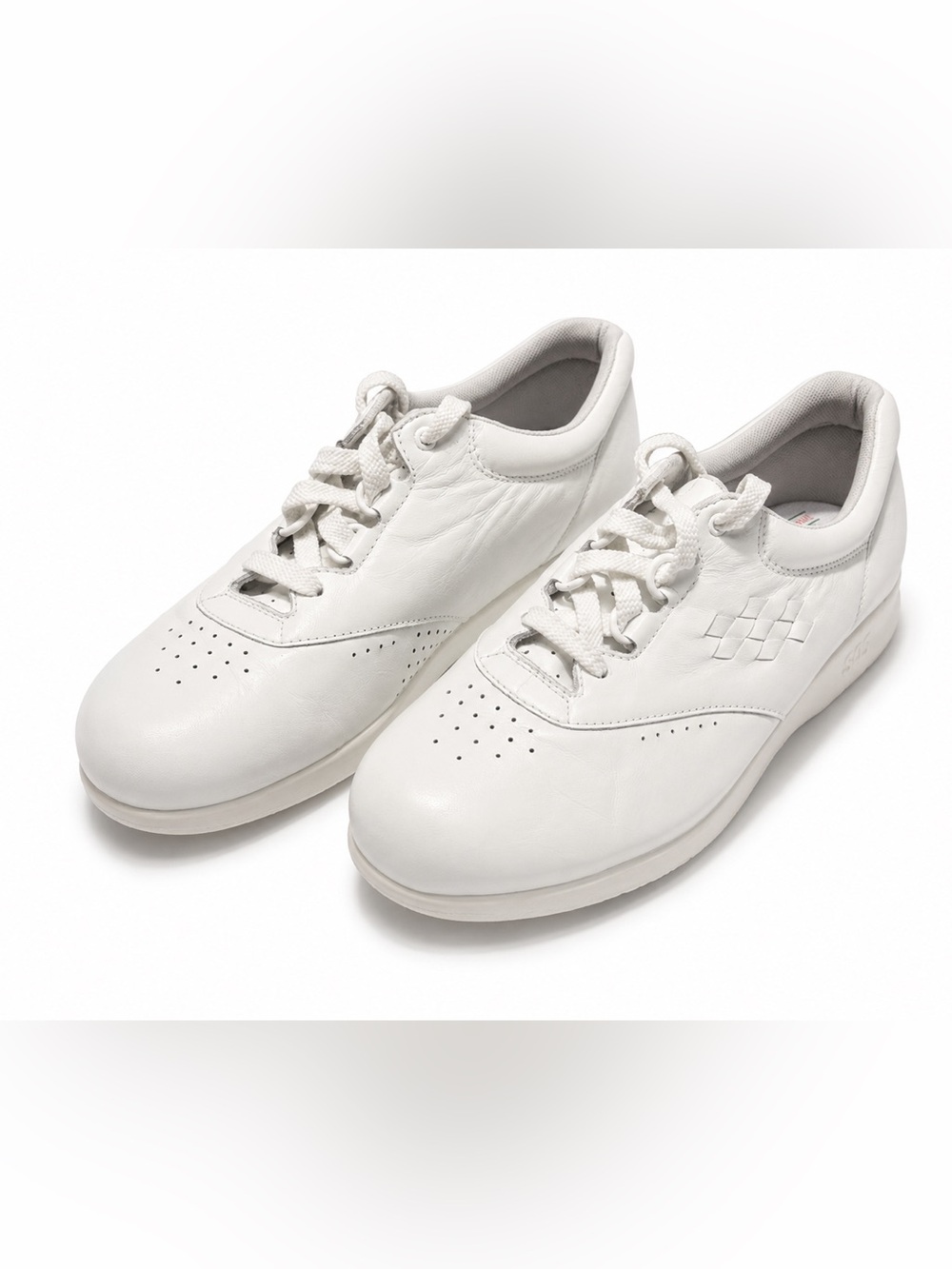 SAS Tripad Comfort White Leather Walking Shoes Women’s 7.5 New No Box